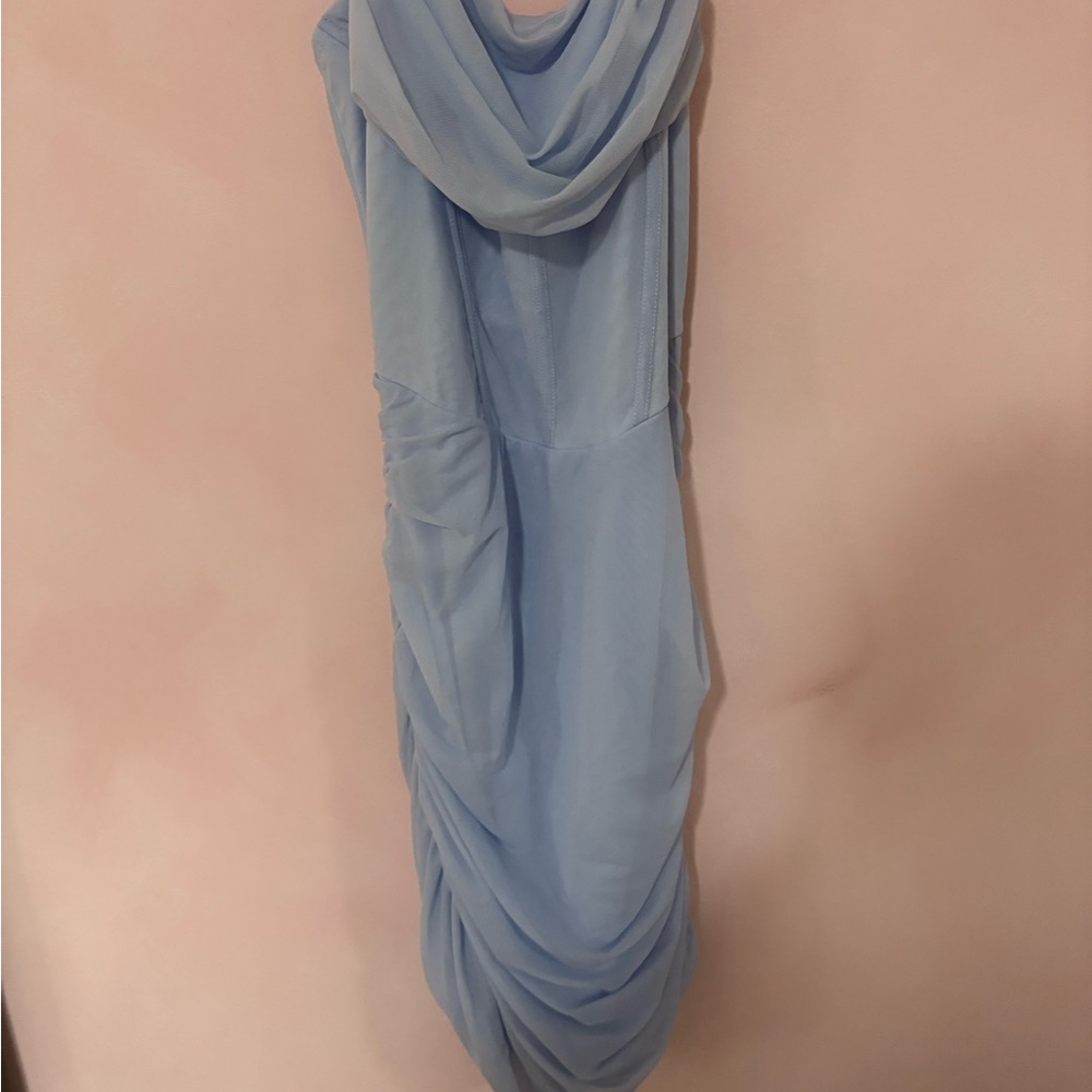 Elegant Light Blue Women's dress